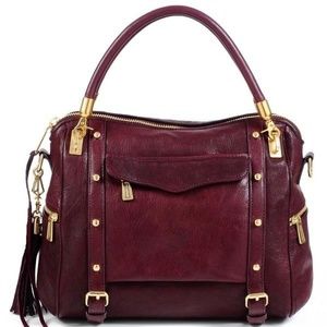 Rebecca Minkoff Merlot Cupid Satchel with dustbag